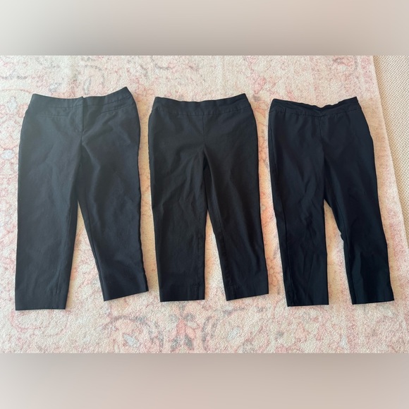 Chico's Pants - CHICO’S Black Bottom Bundle (Size 1)